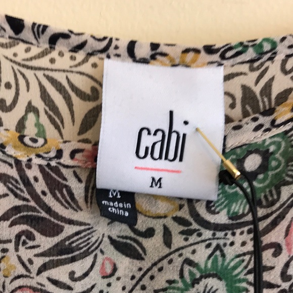 NWT CAbi Poet Blouse - Picture 6 of 8